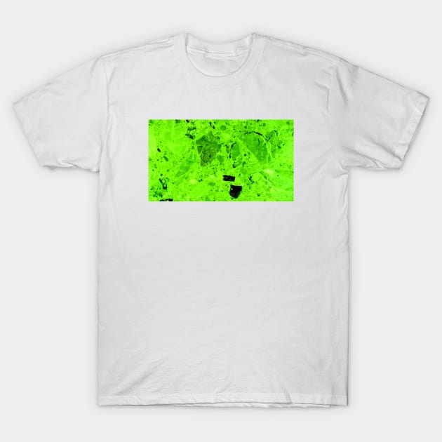 Green Marble Texture T-Shirt by MarbleTextures